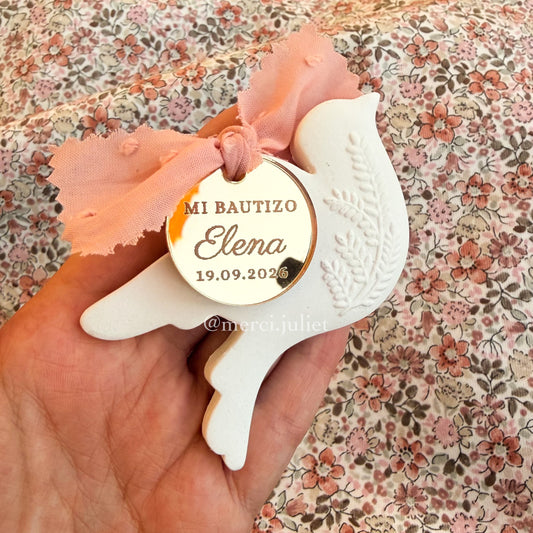 Paloma floral perfumada.
