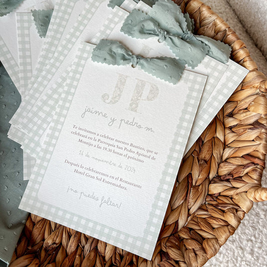 Invitación simple A5