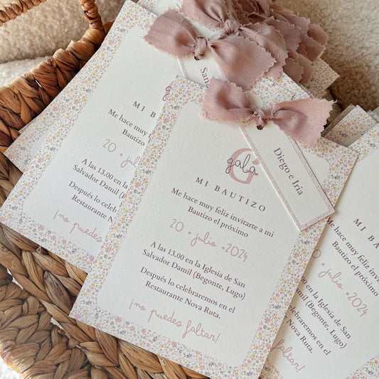 Invitación simple A5